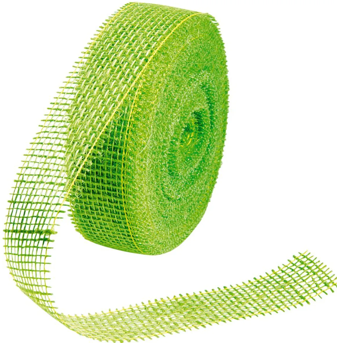 Cinta De Yute, Color Verde Claro, Anchura 40 Mm