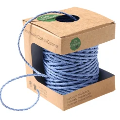Cinta Rizadora EcCordón De Algodón Respetuoso Con El Medio Ambiente Hecho De Material Degradable 3 Mm 30 M Azul Claroológica De Material Degradable 10 Mm 100 M De Rojo