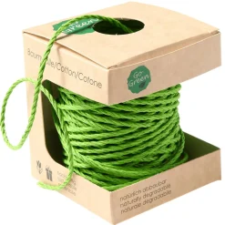 Cinta Rizadora EcCordón De Algodón Respetuoso Con El Medio Ambiente Hecho De Material Degradable 3 Mm 30 M Azul Claroológica De Material Degradable 10 Mm 100 M De Verde Manzana