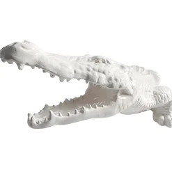 Cocodrilo Decorativo Blanco 100 Cm