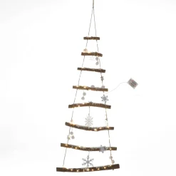Colgador De Madera Iluminado Para árboles, 100 Cm De Largo