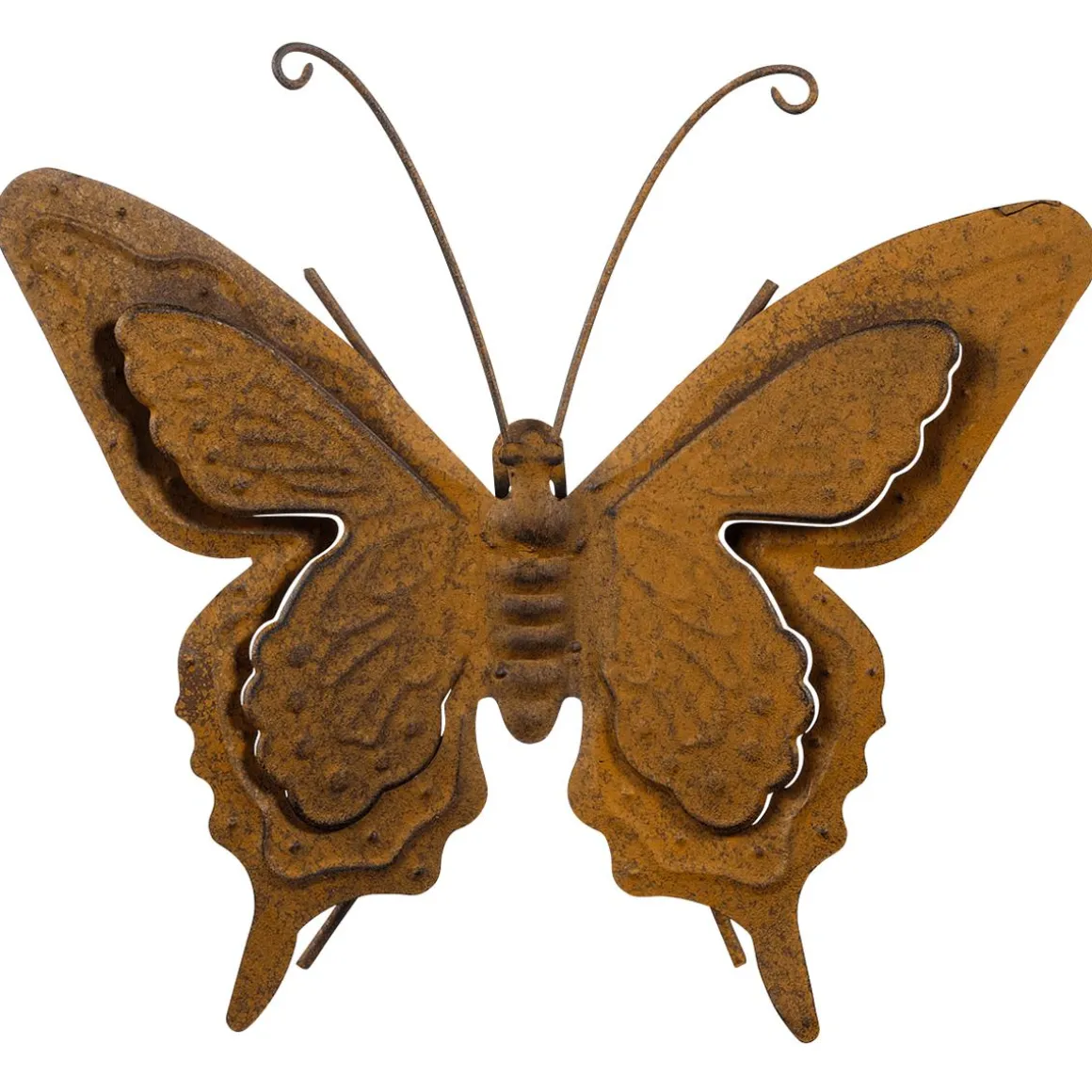 Colgador De Pared Decorativo Con Forma De Mariposa 4 X 20 X 23 Cm Marrón