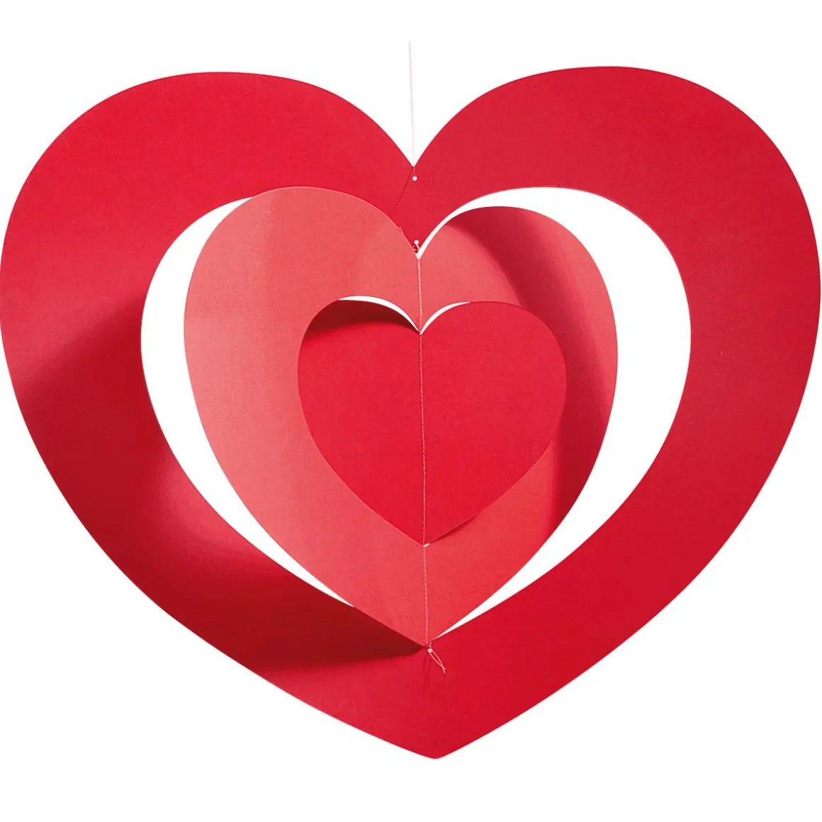 Colgante De Corazones XXL Ø 85 Cm, Poco Inflamable