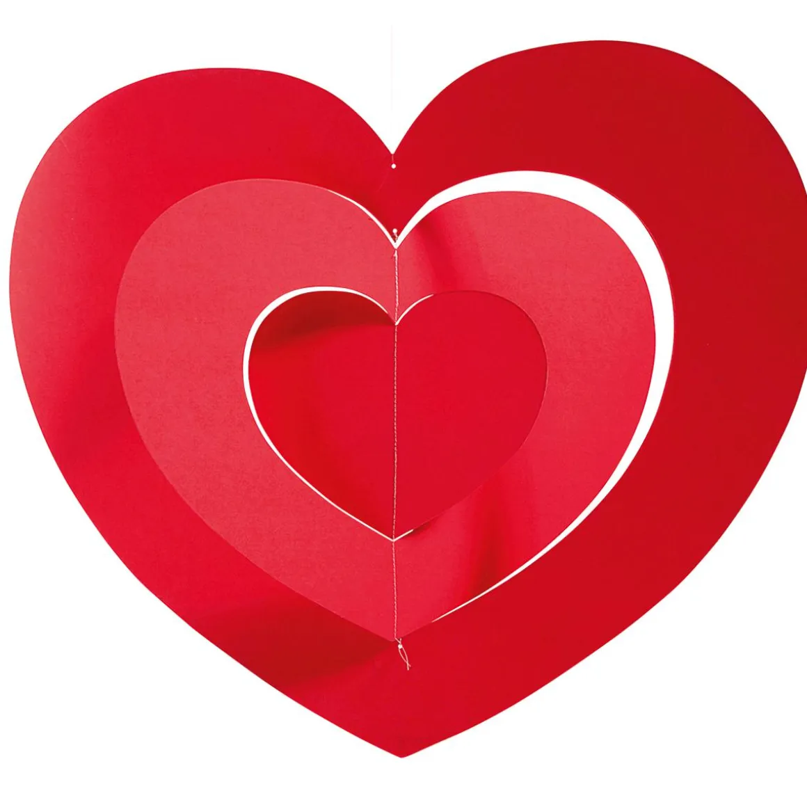 Colgante De Corazones XXL Ø 85 Cm, Poco Inflamable