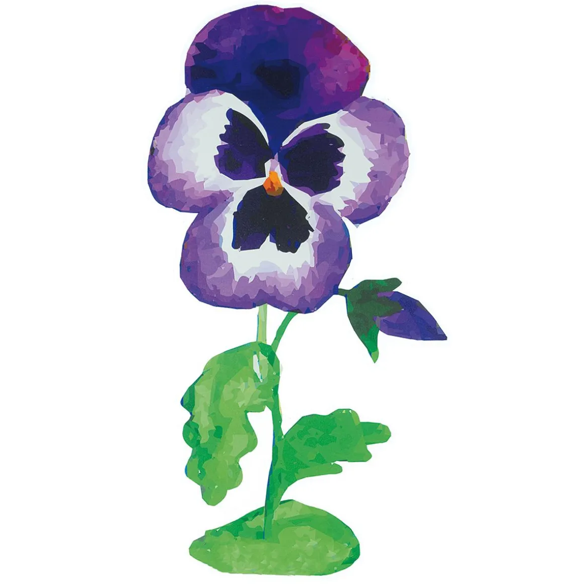 Colgante De Exposición "Flor Pensamiento" Anchura 75 Cm