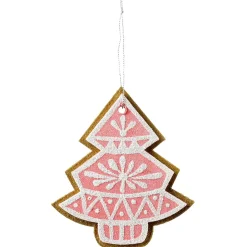 Colgante De Navidad Abeto De Jengibre 13 Cm 4 Piezas