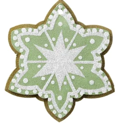 Colgante De Navidad Estrella De Jengibre 14 Cm Ø 4 Piezas