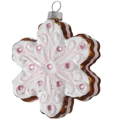 Colgante De árbol De Navidad "Copo De Nieve" 9,5 Cm