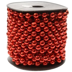 Collar De Perlas Rojo 1000 Cm