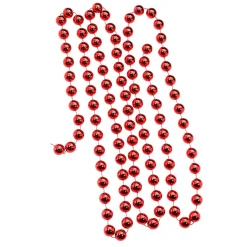 Collar De Perlas XXL Deco Rojo 270 Cm