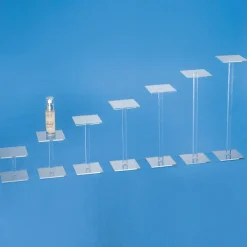 Columna Cuadrada De Acrílico Altura 15 Cm