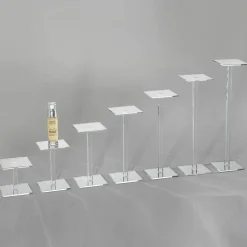 Columna Cuadrada De Acrílico Altura 15 Cm