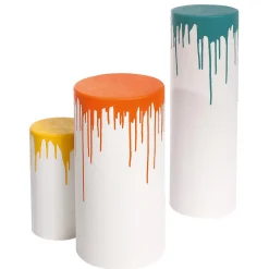 Columna Decorativa Anaranjado 60 Cm