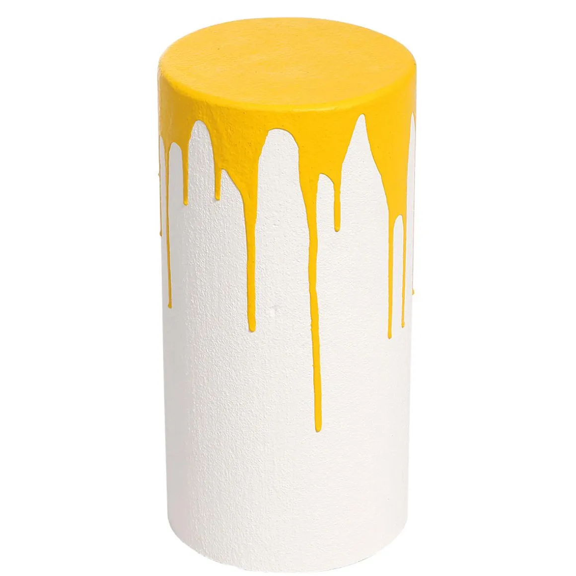 Columna Decorativa Color Amarillo 40 Cm