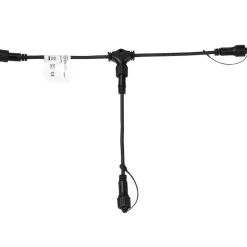 Conector En T Para LED Profi System, Negro