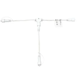 Conector En T Para LED Profi System, Blanco