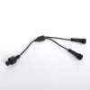 Conector En Y Para Luces De Hadas Negro 25 Cm
