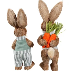 Conejitos De Pascua 2 Piezas 30 & 35 Cm