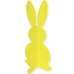 Conejitos Decorativos De Papel Amarillo 40 Cm