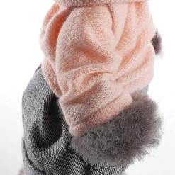 Conejo De Pascua De Peluche Deco De 40 Cm De Altura, Gris