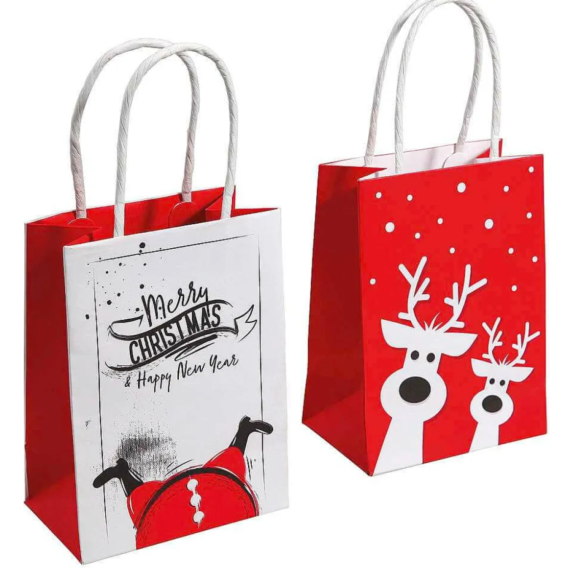 Conjunto De Bolsas De Regalo Navidad 11 X 15 Cm
