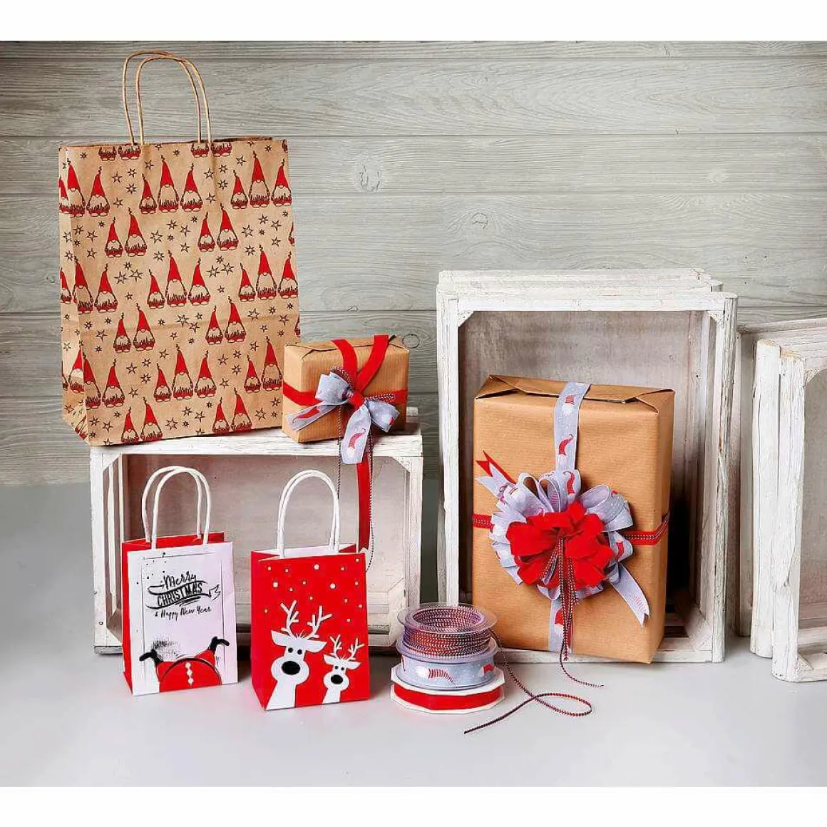 Conjunto De Bolsas De Regalo Navidad 11 X 15 Cm