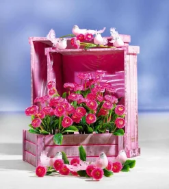 Conjunto De Cajas De Madera, Rojo