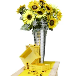 Conjunto De Cajas De Madera, Amarillo