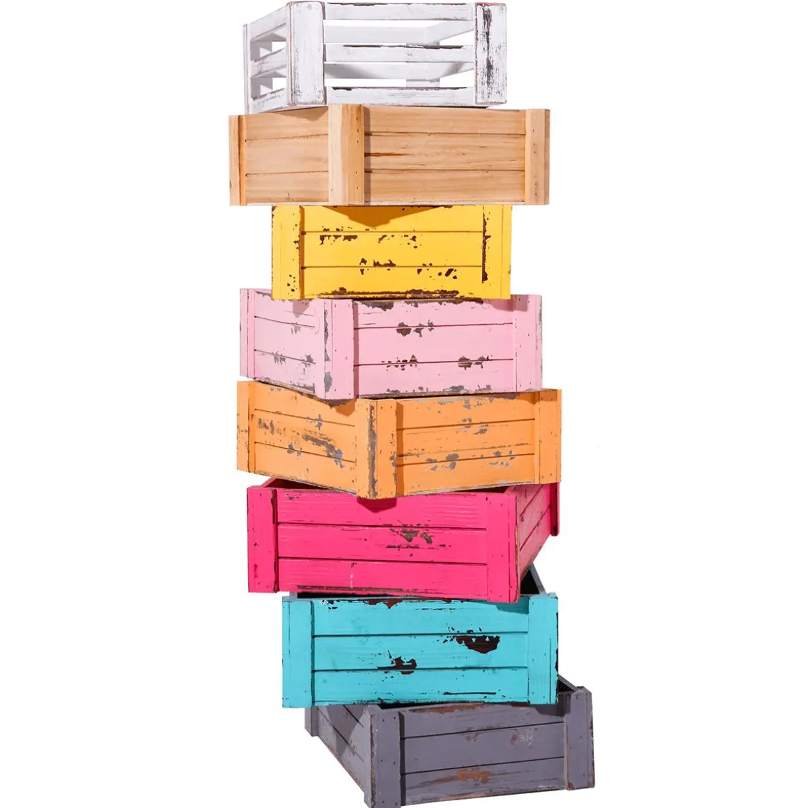 Conjunto De Cajas De Madera, Lila