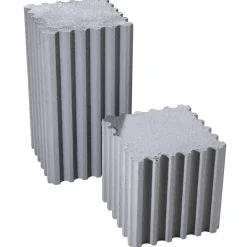 Conjunto De Columnas Decorativas "Hormigón" Altura 30/55 Cm