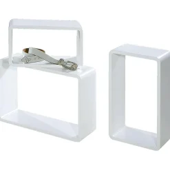 Conjunto De Estantes "Lounge" Color Blanco 3 Pz.