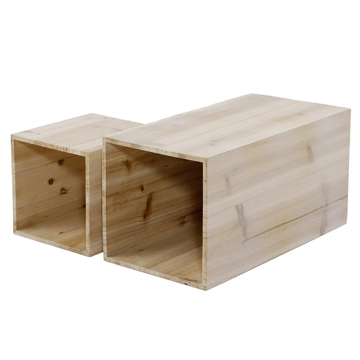 Conjunto De Minicolumnas De Madera Naturaleza