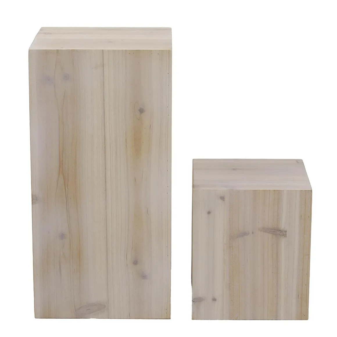 Conjunto De Minicolumnas De Madera Naturaleza