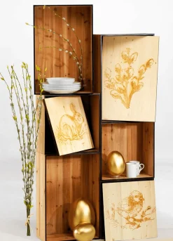 Conjunto De Murales Pirograbado