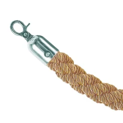 Cordón Para Postes De Barrera, 150 Cm De Longitud, Plata/natural