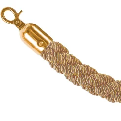 Cordón Para Postes De Barrera, 150 Cm De Longitud, Latón/naturaleza