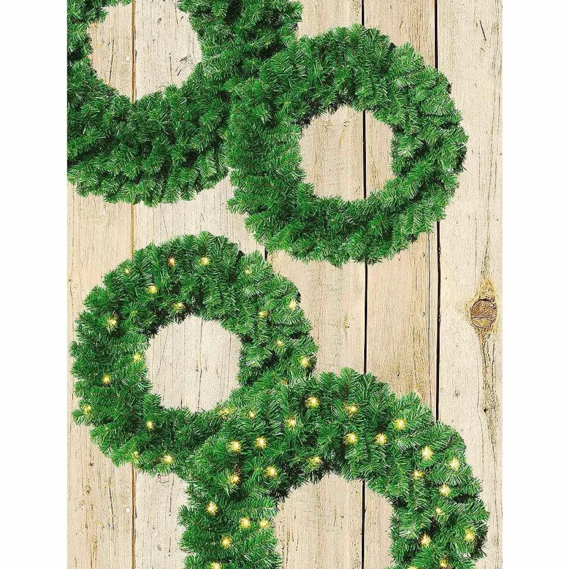 Corona De Abeto Basic, LED, Ø 60 Cm, Carácter Bidimensional