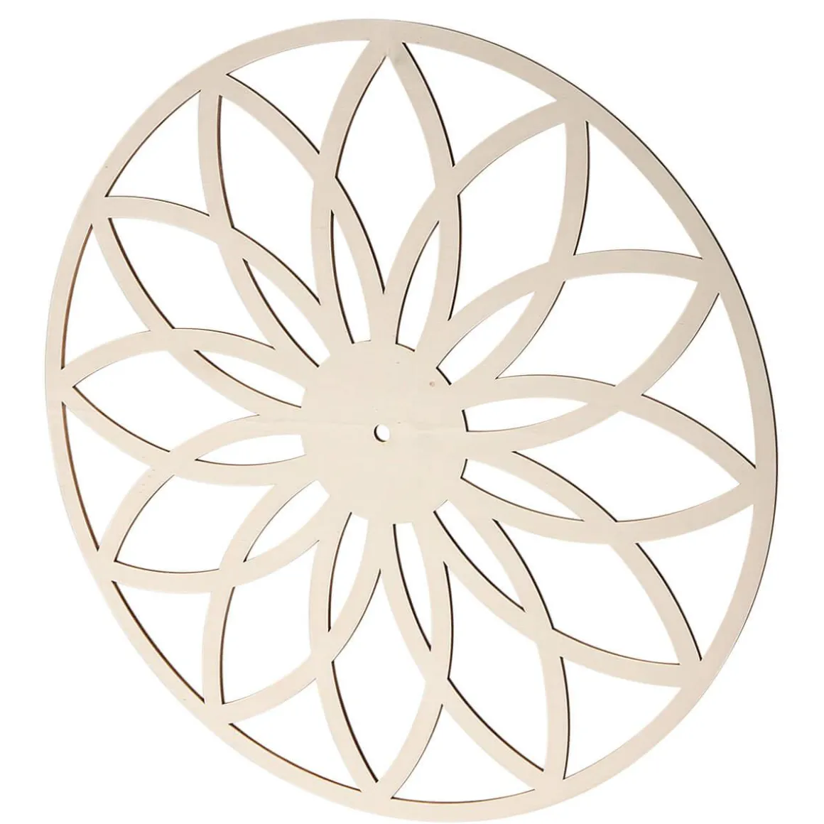 Corte De Madera "Flor" Ø 44 Cm