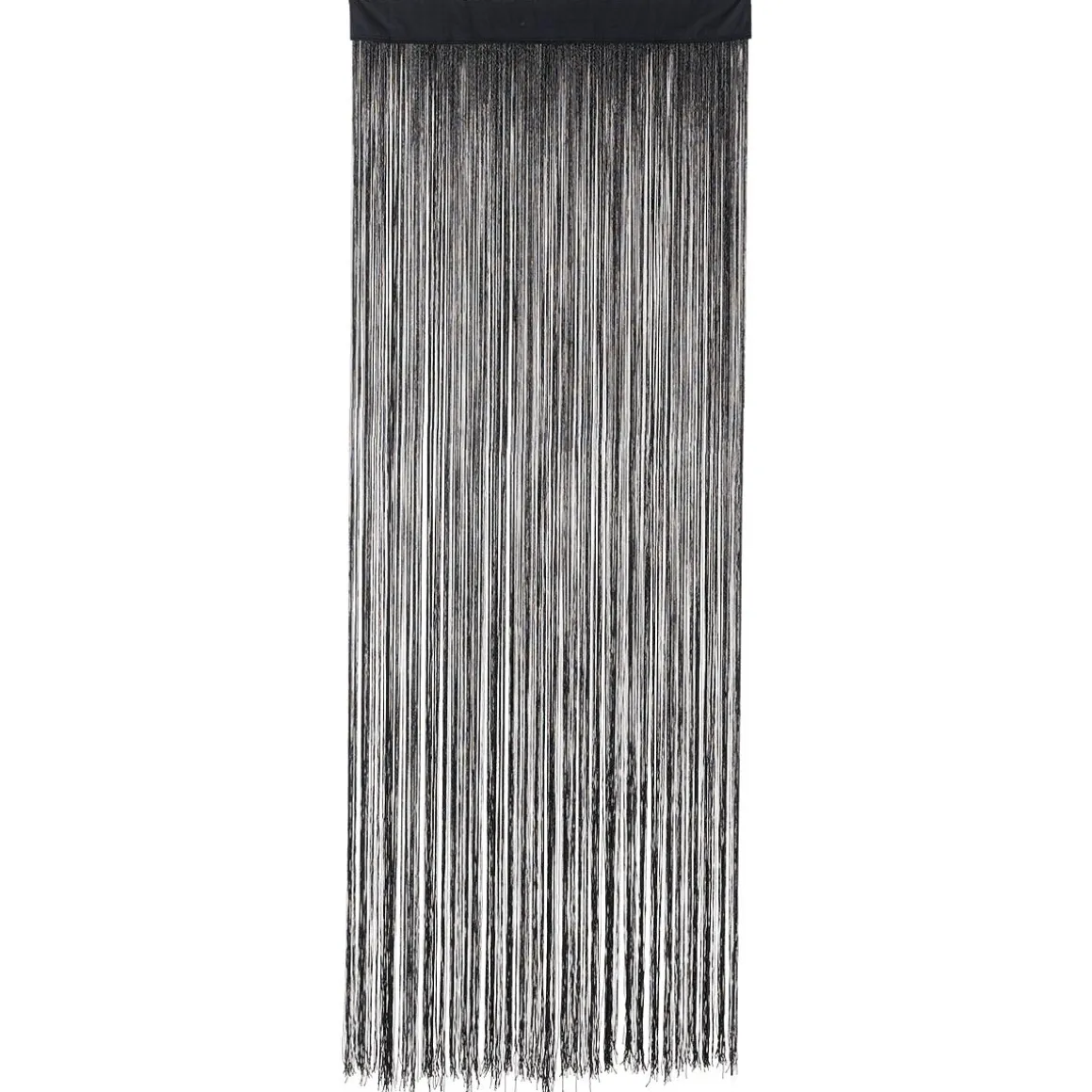 Cortina De Cuerdas Negra, 200 X 90 Cm