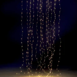 Cortina De Luces De Alambre LED Para Exteriores, 300 X 200 Cm