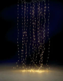 Cortina De Luces LED Con Alambre Para Exteriores, 384 LED, 240 X 160 Cm