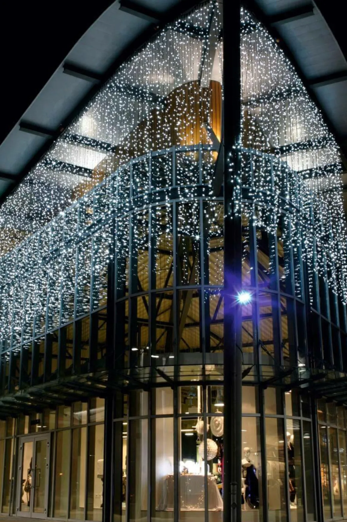 Cortina De Luces LED Para Exteriores, 1500 LED, 900 X 200 Cm