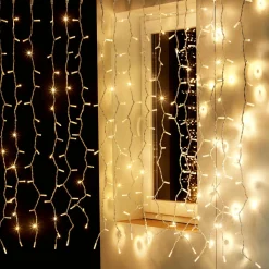 Cortina De Luces LED Para Uso Profesional Sistema IP67, 300 LED, 150 X 200 Cm, Sin Cable