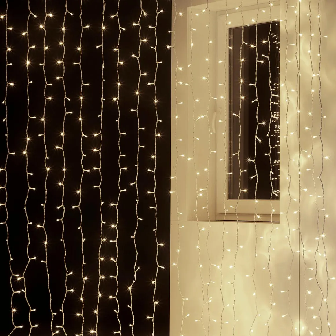 Cortina De Luces LED Para Uso Profesional Sistema IP20, 1400 LED, 700 X 200 Cm, Sin Cable