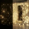Cortina De Luces LED Parpadeante Para Uso Profesional Sistema IP67, 600 LED, 300 X 200 Cm
