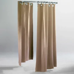 Cortina De Vestuario, Longitud 200 Cm, Poco Inflamable, Beige