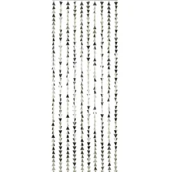 Cortina Decorativa "Triángulo" Longitud 240 Cm