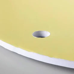 Círculo De Panel Decorativo De 50 Cm Ø Rosa/amarillo Pastelero