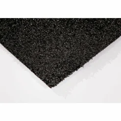 Césped Artificial Estándar Poco Inflamable Negro, 200 X 100 Cm