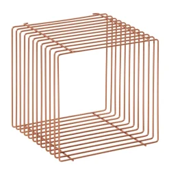 Cubo De Celosía 40 X 40 Cm Cobre